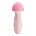 Грибовидный вибратор с нежно-розовой шляпкой Baile Mushroom BI-014681
