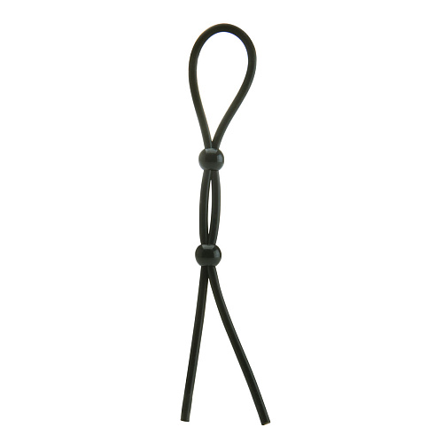 Двойное чёрное утягивающее лассо Shots Media BV Double Booster SHT288BLK