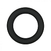 Чёрное эрекционное кольцо EDC Wholesale Silicone Cock Ring Medium ET085BLK-M