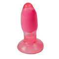 Розово-красная анальная пробка с вибрацией White Label 47012-1-MM (10 см)