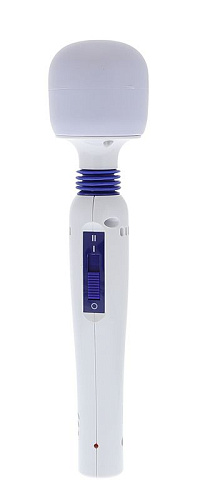 Двухскоростной перезаряжаемый вибромассажёр белого цвета Seven Creations 2-SPEED RECHARGEABLE POWER MASSAGER 50855