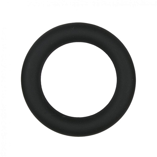 Чёрное эрекционное кольцо EDC Wholesale Silicone Cock Ring Medium ET085BLK-M