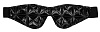 Чёрная маска на глаза закрытого типа Shots Media BV Luxury Eye Mask OU348BLK