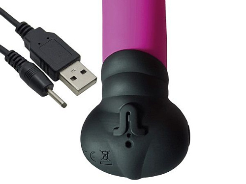 Фиолетовый вибростимулятор Adrien Lastic Mini Bonnie 11153 (19,7 см)