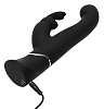 Чёрный вибратор-кролик Happy Rabbit G-Spot Stroking Vibrator 79368 (24,2 см)