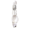 Прозрачный вибратор-реалистик NS Novelties Lucidity Halo Light Up Vibe NSN-0286-41 (23 см)