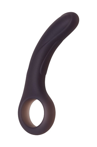 Чёрный анальный стимулятор Seven Creations Micro SMOOTHER 2618-04SMK (14 см)