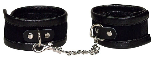 Чёрные оковы для лодыжек Bad Kitty Orion 2490323 1001