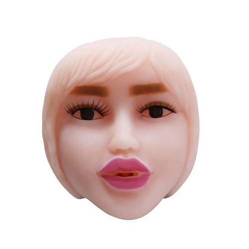 Мастурбатор-ротик телесного цвета с вибрацией Baile Passion Lady BM-009183