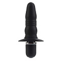 Чёрная анальная силиконовая маленькая пробка с вибрацией California Exotic Novelties Booty Call SE-0397-10-2