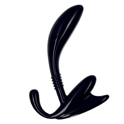 Чёрный стимулятор простаты California Exotic Novelties APOLLO CURVED SE-0409-30-2
