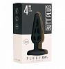 Чёрная анальная пробка Shots Media BV Butt Plug Hollow 1 4 Inch PLU007BLK (10 см)