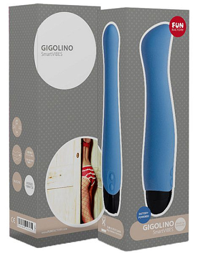 Голубой вибратор Fun Factory Gigolino 04658
