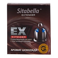 Прозрачная стимулирующая насадка Sitabella Extender «Шоколад» 1401