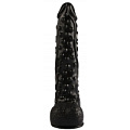 Чёрный реалистичный фаллоимитатор на присоске Сумерки богов 1016-59 BX DD (26,5 см)