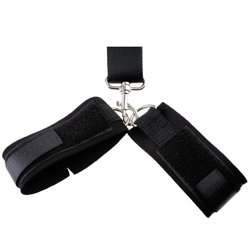 Черные фиксаторы Gag   Wrist Restraint Pipedream PD2178-23