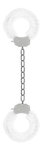 Белые кандалы Shots Media BV Pleasure Legcuffs White OU009WHT