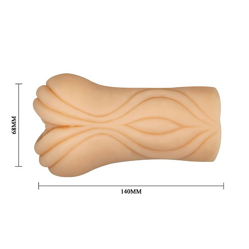 Телесный мастурбатор-вагина Baile Louise BM-009220U