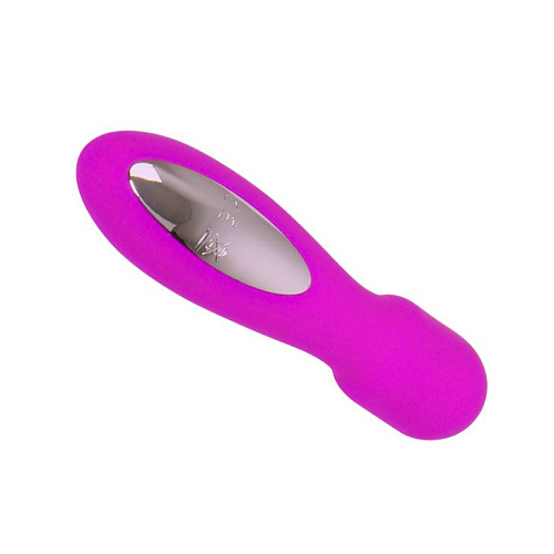 Вибромассажёр лилового цвета с увеличенной головкой Baile Dempsey BI-014312 (14 см)