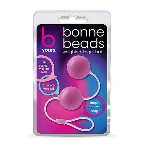 Розовые вагинальные шарики Blush Novelties Bonne Beads BL-23740