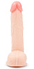 Телесный фаллоимитатор с присоской Brazzers DWS023 (22,5 см)