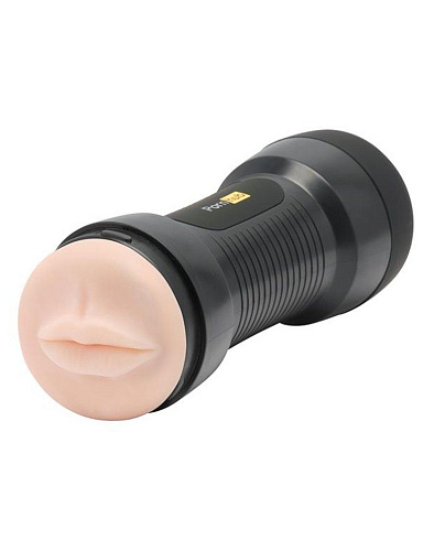 Телесный двусторонний мастурбатор Pornhub Double Down «вагина и ротик» 95702