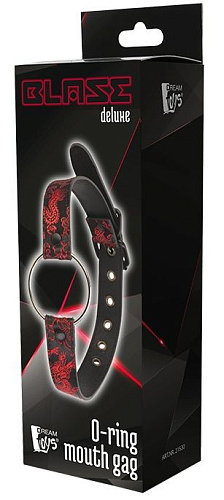 Металлический кляп на регулируемом ремешке Dream Toys O-RING MOUTH GAG 21640