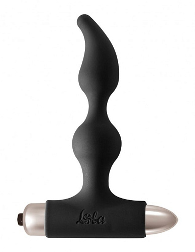 Чёрная анальная вибропробка Lola toys New Edition Elation 8018-01lola (13,1 см)