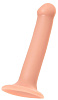 Телесный фаллос на присоске Strap-on-me Silicone Bendable Dildo M 6013106 (18 см)