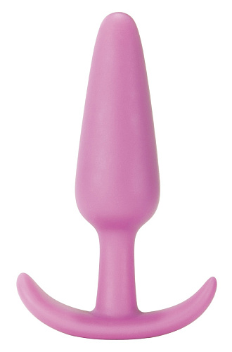 Розовая анальная втулка Shots Media BV The Cork Small SHT165PNK (10 см)