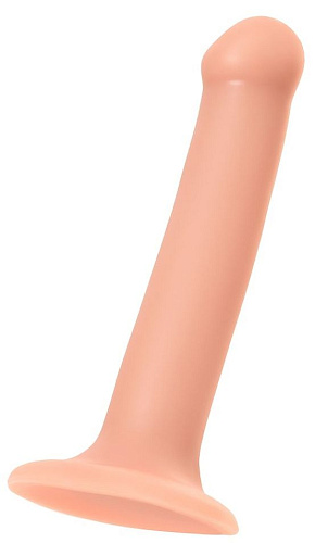 Телесный фаллос на присоске Strap-on-me Silicone Bendable Dildo M 6013106 (18 см)