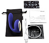 Синий вибромассажёр для пар Lelo Tara Midnight Blue LEL7489