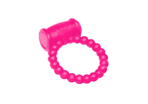 Розовое эрекционное кольцо Lola toys Rings Drums 0114-53Lola