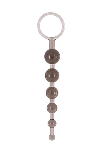 Дымчатая анальная цепочка Seven Creations DRAGONZ TALE ANAL SA2K79S-SMK-BC D (20 см)