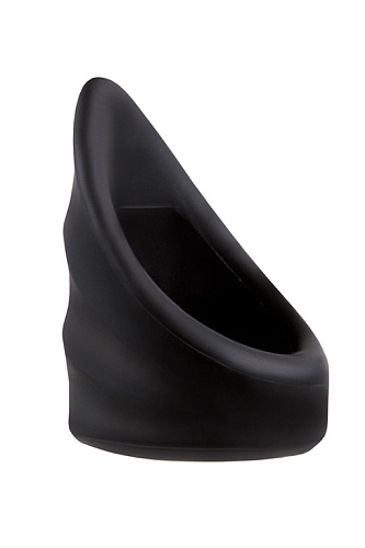 Чёрное эрекционное кольцо NS Novelties Renegade Tear Drop Cockring Black NSN-1116-53