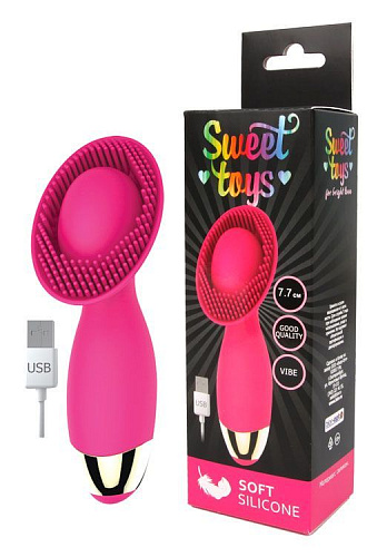 Розовый фантазийный вибромассажёр с 10 режимами вибрации Bior toys ST-40156-16