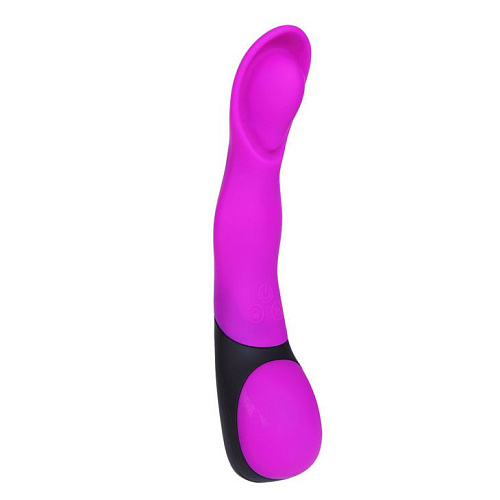 Водонепронецаемый фиолетовый вибромассажёр с технологией Air Pressure Baile BI-014273 (21 см)