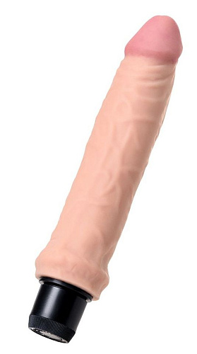 Телесный реалистичный мультискоростной вибратор A-toys 761048 (20 см)