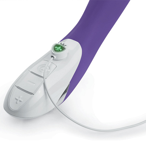Фиолетовый вибратор MyStim Elegant Eric 46801 (27 см)