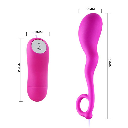 Лиловый вибростимулятор Baile Mini Love Egg BI-014216 (15,5 см)
