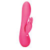 Перезаряжаемый розовый вибромассажёр California Exotic Novelties Petite Rabbit SE-4460-04-3 (21 см)