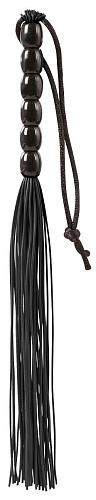 Чёрная мини-плеть из резины Blush Novelties Rubber Mini Whip 520009 (22 см)