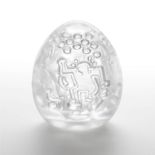 Разноцветное мастурбатор-яйцо Tenga Keith Haring EGG DANCE KHE-002