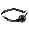 Чёрный силиконовый кляп-шар Pipedream Ball Gag PD3975-23