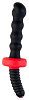 Чёрный двусторонний фигурный вибратор ToyFa 901339-5 (30 см)