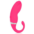 Ярко-розовый вибромассажёр с 20 режимами вибрации Bior toys EE-10259-16