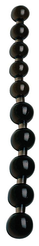 Чёрные анальные бусы Orion Anal Pearls Black 0511641 (27,5 см)