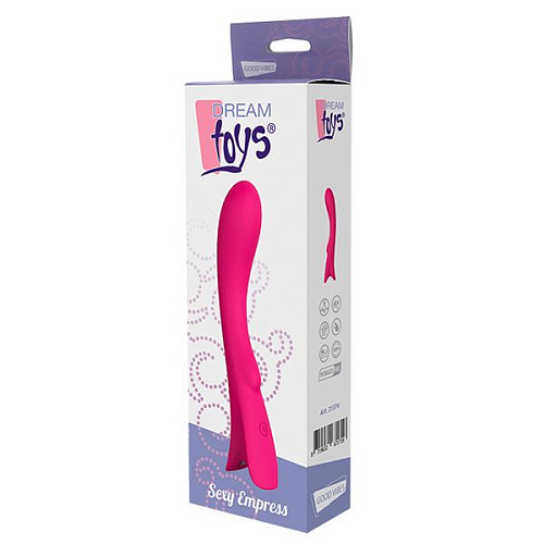 Розовый перезаряжаемый вибратор Dream Toys SEXY EMPRESS 21374 (14 см)