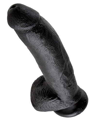 Чёрный фаллоимитатор Pipedream 9 Cock with Balls PD5508-23 (22,9 см)