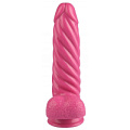 Розовый реалистичный винтообразный фаллоимитатор на присоске Сумерки богов 1016-52 BX DD